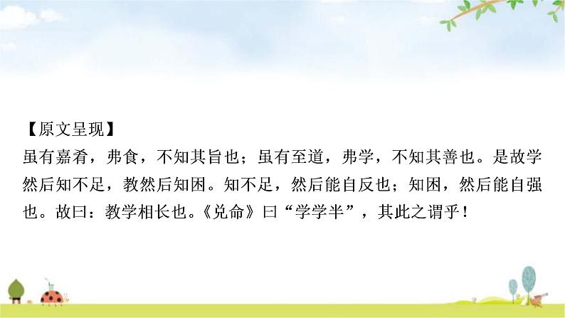 中考语文复习课内文言文基础储备练16所有嘉肴课件第2页