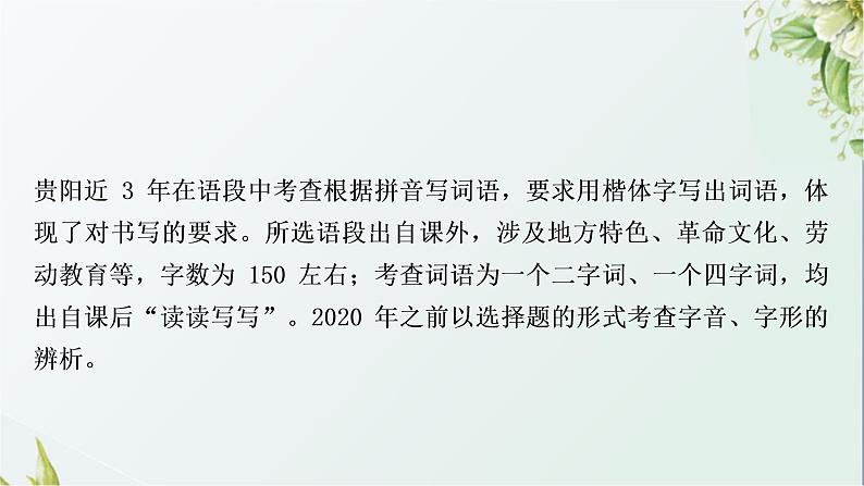 中考语文复习基础积累专题一字音、字形教学课件第7页