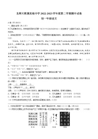 北京市北京师范大学附属实验中学2022-2023学年七年级下学期期中语文试题(含答案)
