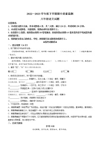 湖北省公安县2022-2023学年八年级下学期期中语文试题(含答案)