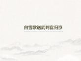 第24课《白雪歌送武判官归京》课件2022-2023学年部编版语文九年级下册