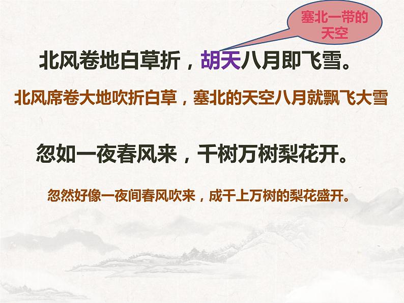 第24课《白雪歌送武判官归京》课件2022-2023学年部编版语文九年级下册第6页