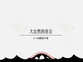 第5课《大自然的语言》课件2022-2023学年部编版语文八年级下册