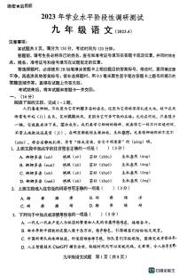 2023年山东省济南市槐荫区中考一模语文试题