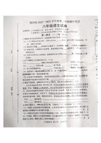 河北省唐山市滦州市2022-2023学年八年级下学期5月期中语文试题