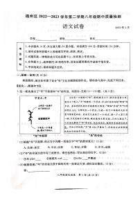 北京市通州区2022-2023学年八年级下学期期中考试语文试卷