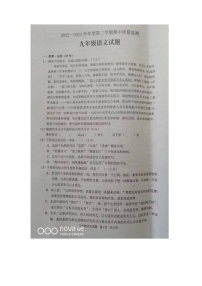 山东省枣庄市峄城区2022-2023学年九年级下学期期中质量监测语文试卷