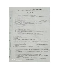 河南省驻马店市平舆县2022-2023学年八年级下学期4月期中考试语文试题