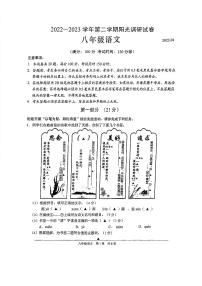 江苏省苏州市高新区2022-2023学年八年级下学期期中语文试题