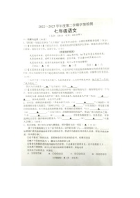 江苏省宿迁市沭阳县2022-2023学年七年级下学期期中学情检测语文试题