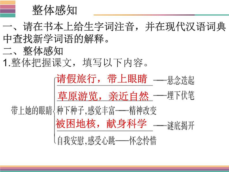 部编版七年级语文下册--24.带上她的眼睛（课件1）第7页
