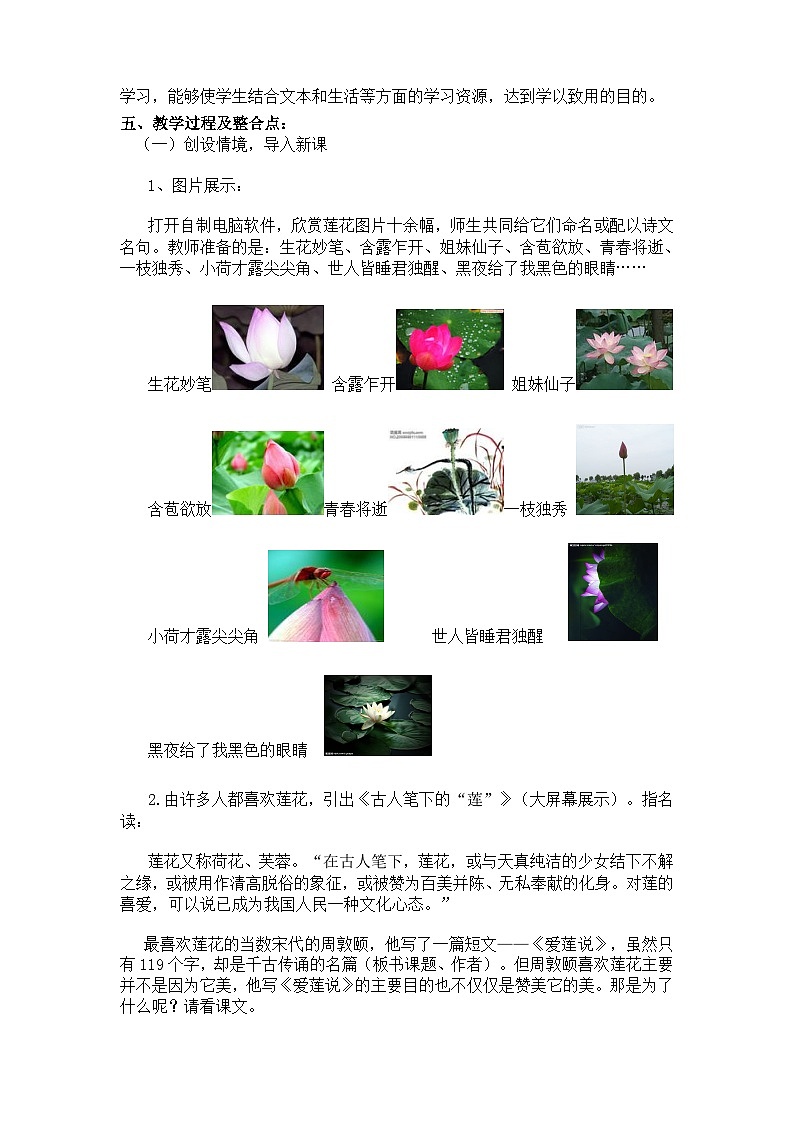 第16课《古文两篇-爱莲说》教学设计2-七年级语文下册统编版第2页