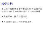 中考语文二轮专题复习：非连续性文本阅读课件PPT