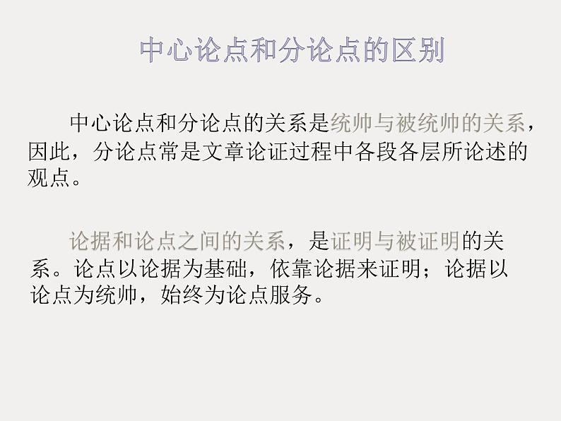 中考语文二轮专题复习课件：议论文阅读05