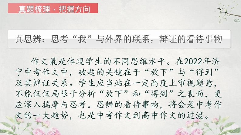 中考作文指导：让备考落地，让梦想开花课件PPT第8页
