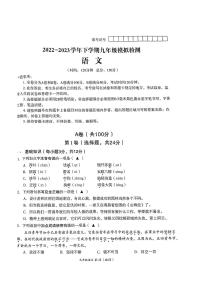 2023年四川省成都市高新技术产业开发区中考二模语文试题