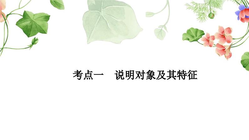 中考语文复习说明文阅读重温课文学考点教学课件02