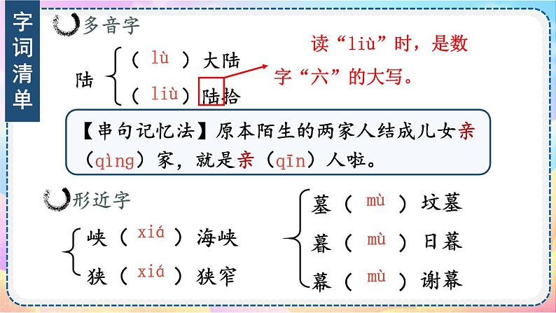 人教版9语上 第1单元 4 乡愁 PPT课件06