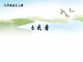 人教版9语上 第1单元 6 我看 PPT课件