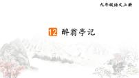 初中语文人教部编版九年级上册醉翁亭记教学ppt课件