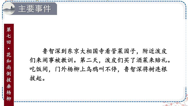 人教版9语上 第6单元 名著导读 《水浒传》 古典小说的阅读 PPT课件+教案08