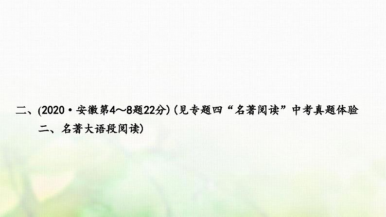 中考语文复习现代文阅读重温课文学考点《我的叔叔余勒》教学课件第1页