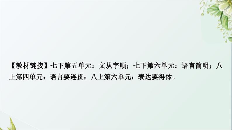 中考语文复习写作能力第四讲文采飞扬灼灼生华——语言要美教学课件02