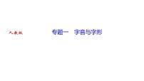 期末复习-专题一　字音与字形 讲练课件—2020-2021学年九年级下册语文部编版