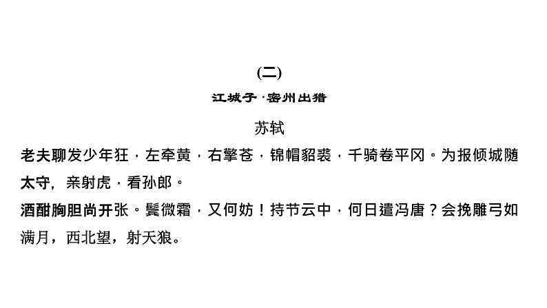 期末复习-专题八　古诗文阅读 讲练课件—2020-2021学年九年级下册语文部编版04