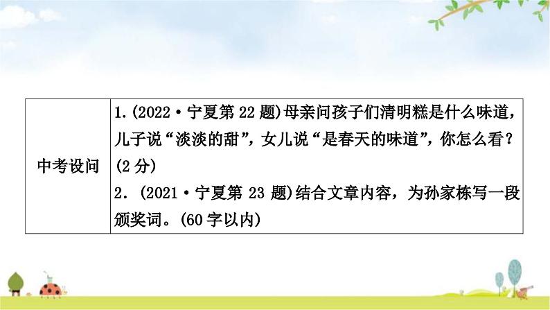 中考语文复习考点12拓展表达教学课件03