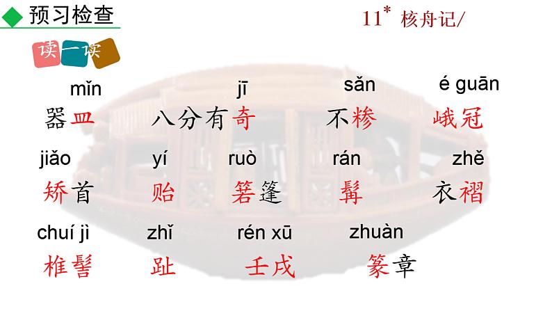 11+核舟记课件PPT第7页