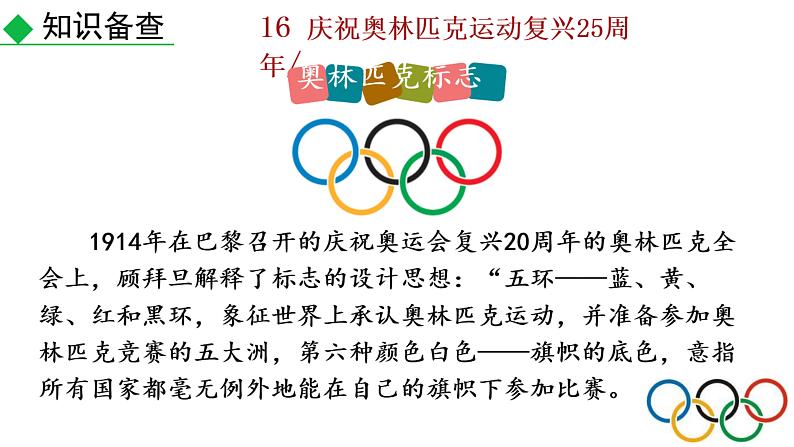 16+庆祝奥林匹克运动复兴25周年 (1)课件PPT第7页
