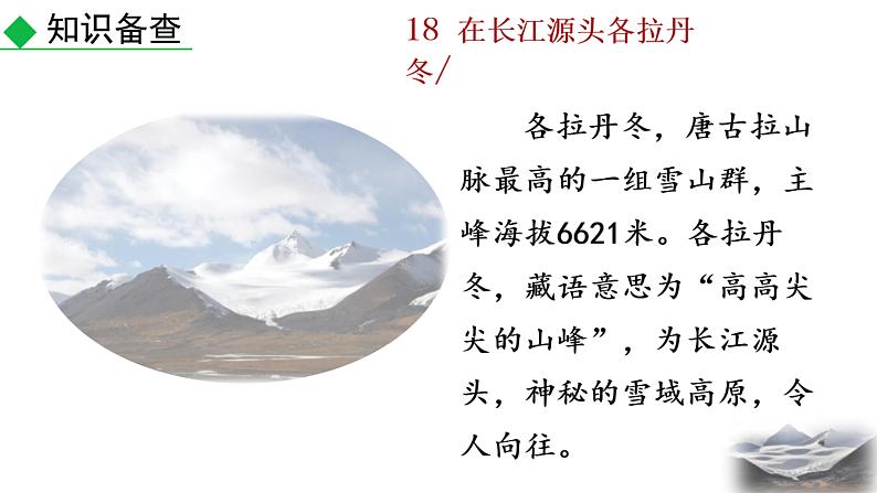 18+在长江源头各拉丹冬课件PPT第4页