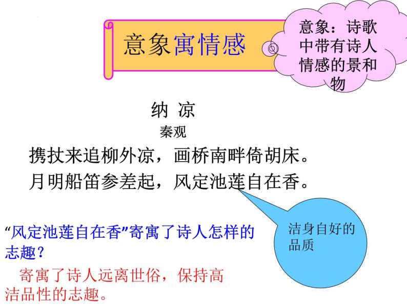 2023年中考语文复习：怎样快速把握诗歌情感  课件07