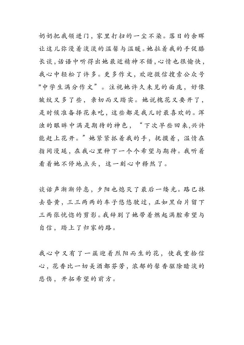 2023中考语文押题作文：《重拾______》 （共4篇，可打印）03