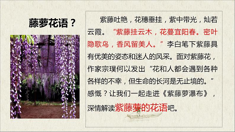 第18课《紫藤萝瀑布》课件 2022-2023学年统编版语文七年级下册第3页
