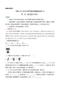 真题重组卷04——2023年中考语文真题汇编重组卷（浙江杭州专用）