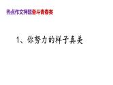 热点作文押题---奋斗青春类（课件） 2023年中考语文写作突破