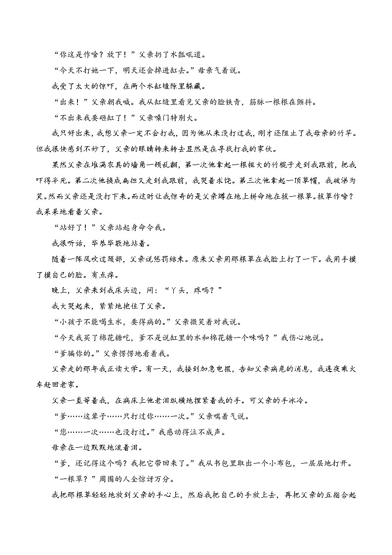 重难点05：人物描写手法和人物形象分析-备战中考语文重难点专练（全国通用）02