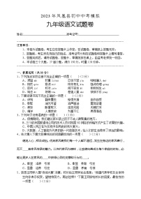 2023年湖南省湘西凤凰县初中中考模拟九年级语文试卷