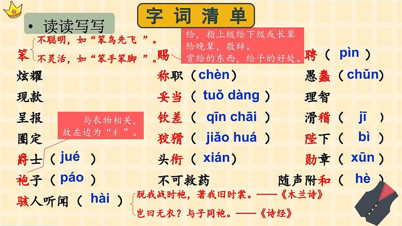 人教版语文七年级上册 第6单元 19 皇帝的新装 PPT课件+教案07