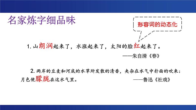 中考写作微指导：精炼动词巧表现   课件  2023年中考语文二轮专题第5页