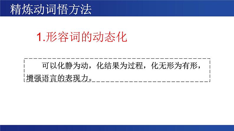 中考写作微指导：精炼动词巧表现   课件  2023年中考语文二轮专题第6页