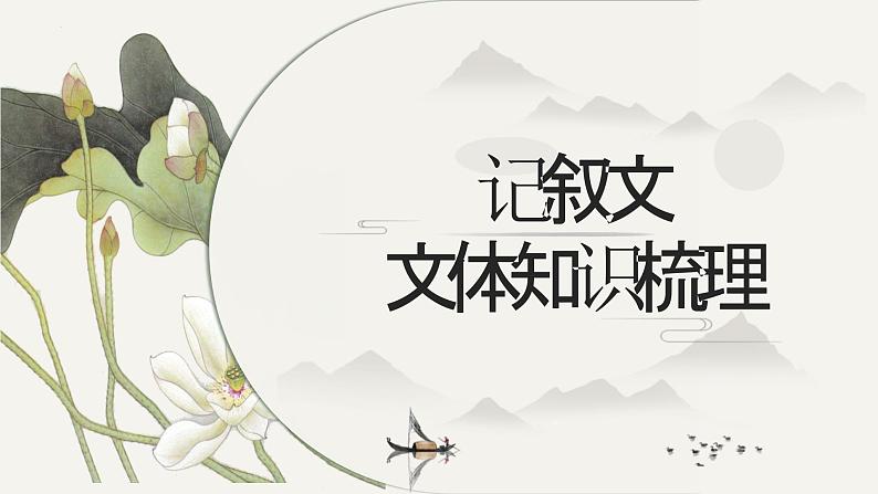 中考语文专题复习：记叙文文体知识梳理课件PPT01