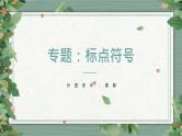 中考语文二轮专题复习：标点符号课件PPT