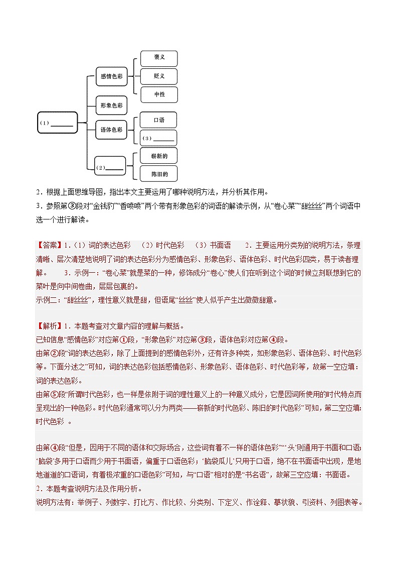 押题卷（十一）说明文阅读（解析版）-备战2023年中考语文临考题号押题（全国通用）第3页