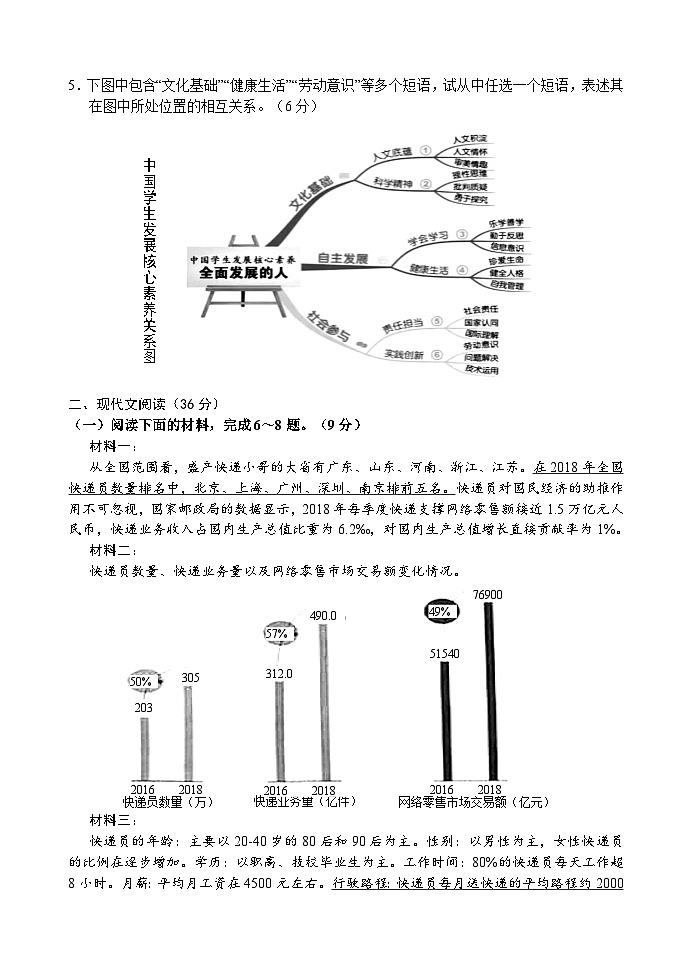 2023年四川省宜宾市南溪区中考模拟考试（二）语文试题（含答案）02