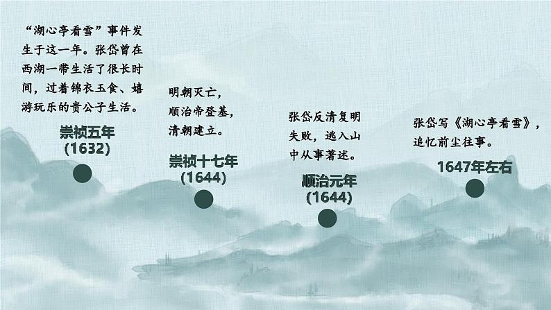 部编版九上语文  13.《湖心亭看雪》课件+学案+视频05