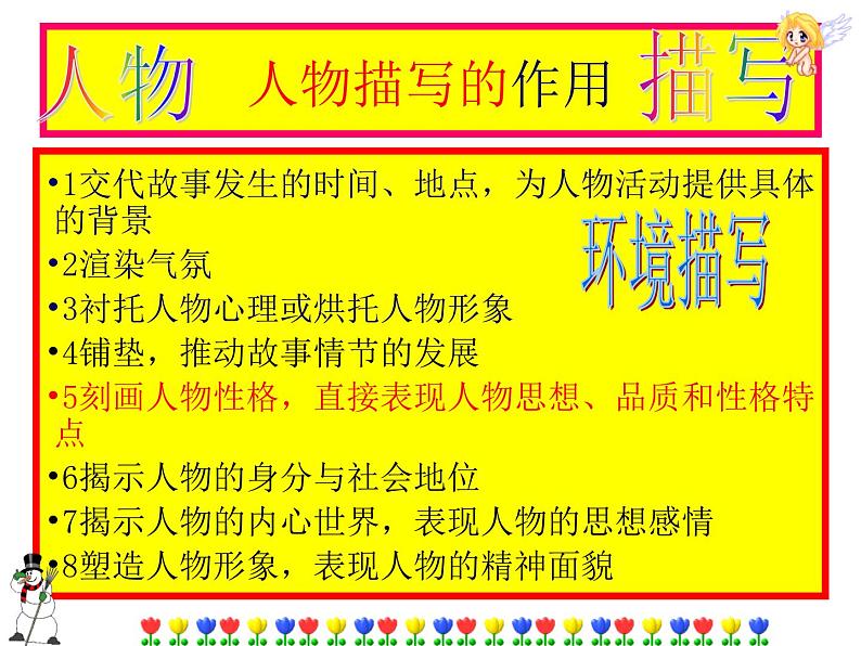 初中记叙文写作训练写人篇（1）（外貌描写）课件PPT第8页