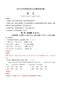 2023年中考第三次模拟考试卷：语文（天津卷）（全解全析）